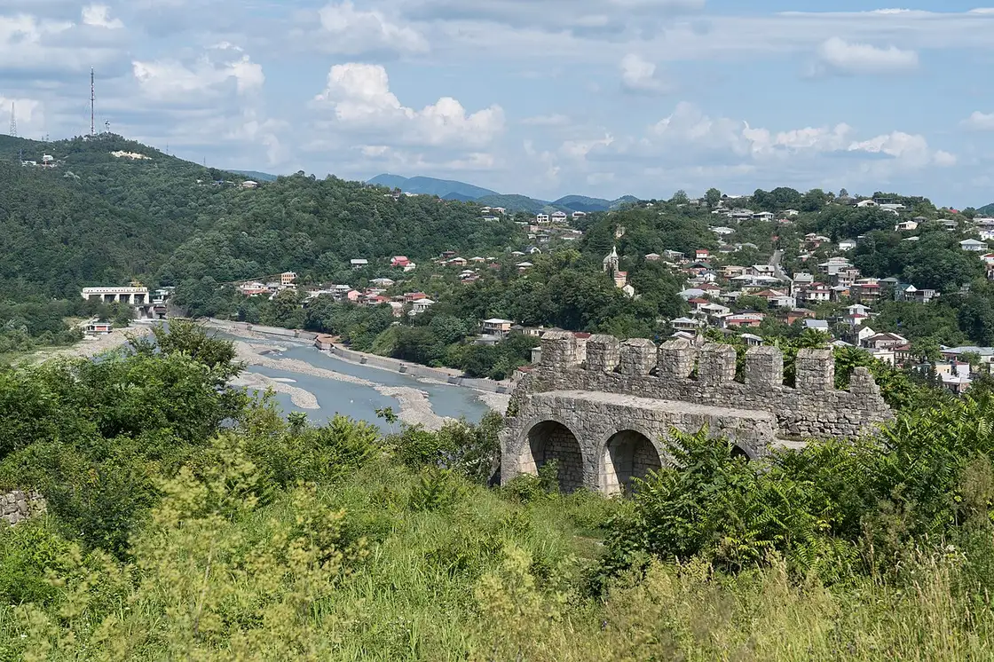 Panorama of Kutaisi from the Ukimerioni Fortress