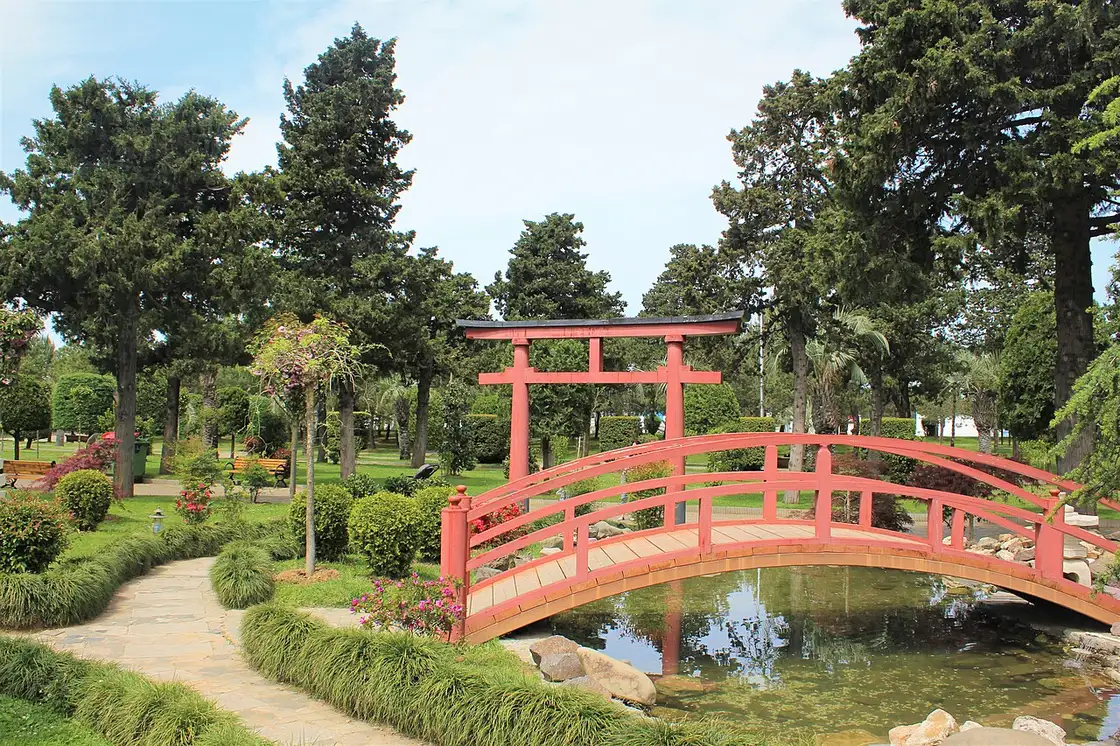 The Japanese garden on Batumi Boulevard