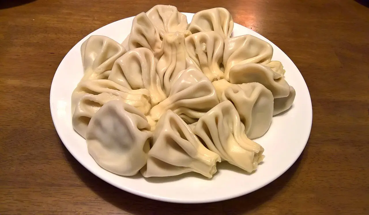 A plate of Georgian khinkali