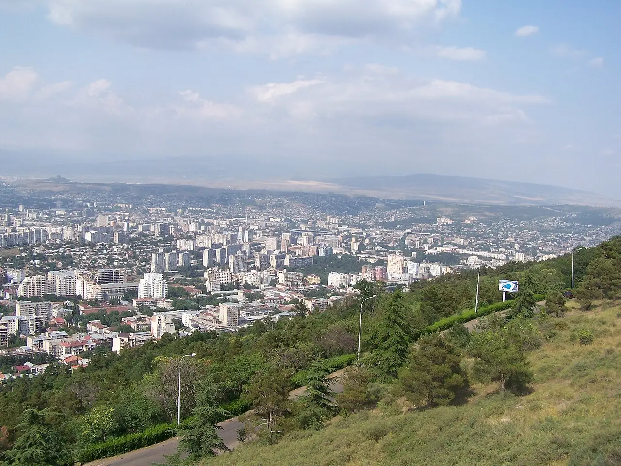 View of Tbilisi from Turtle Lake