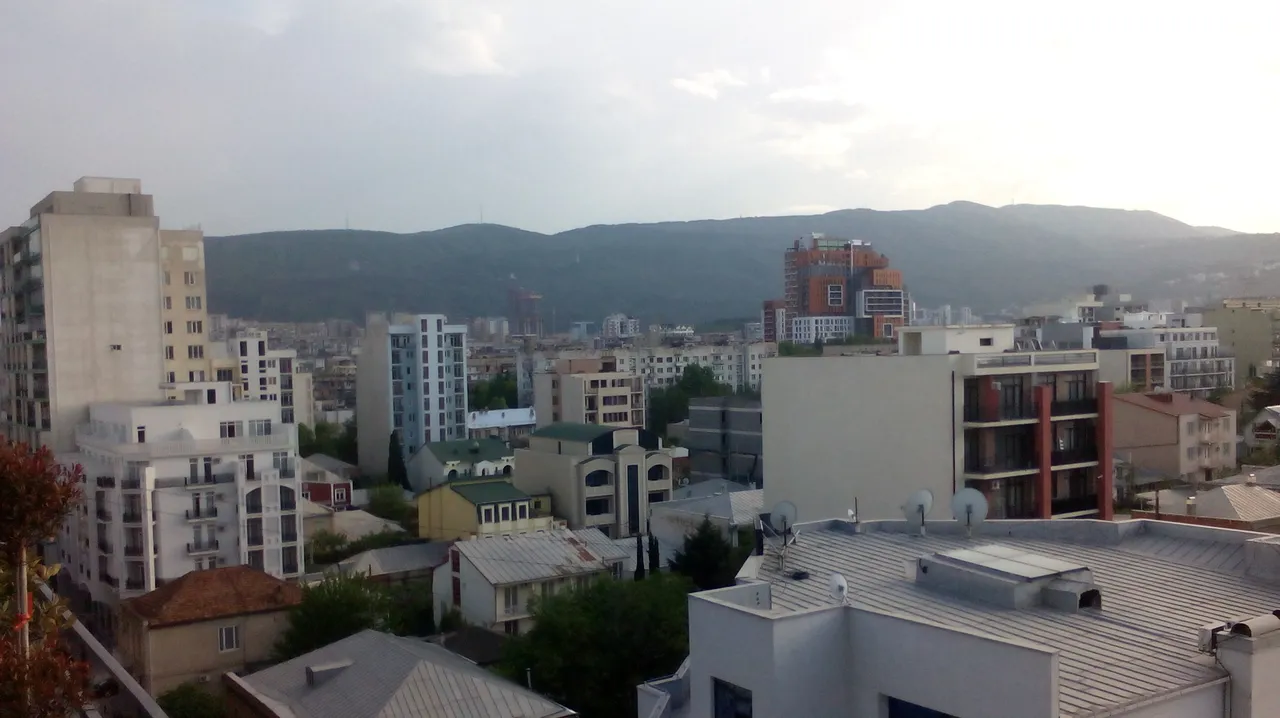 The Saburtalo residential district in Tbilisi