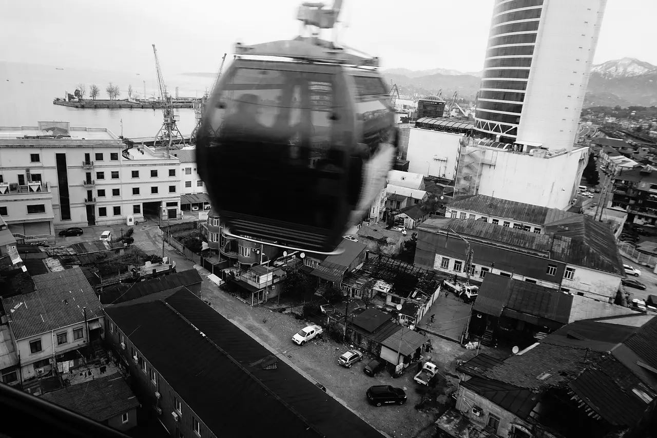 Batumi panorama from the Argo cable-car line