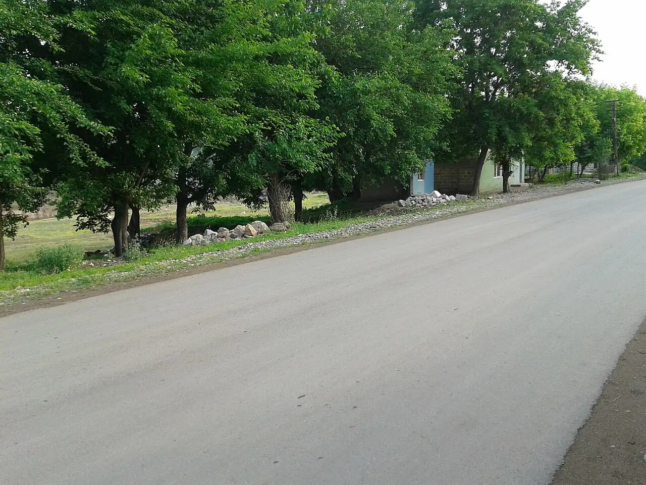 The border town of Sadakhlo in Georgia, on the main road crossing into Armenia