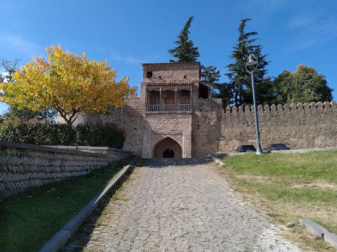 The gates of Batonis Tsikhe fortress in Telavi